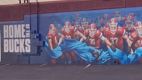 Home of The Bucks Mural