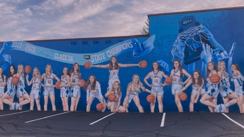 Lady Bucks Mural